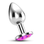Plug Anal Joia Bijou Rosa Médio Crushious Com Bolsa Aveludada Grátis