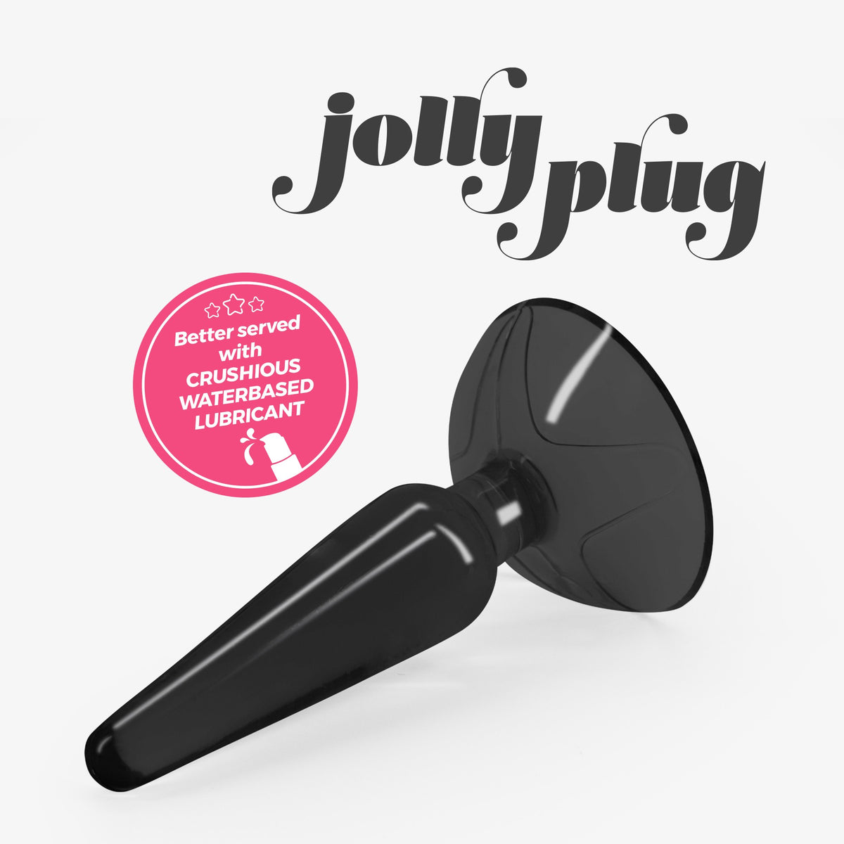 Plug Anal Jolly Plug Preto Crushious