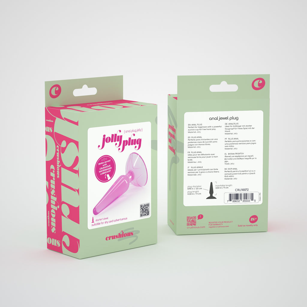 Plug Anal Jolly Plug Rosa Crushious