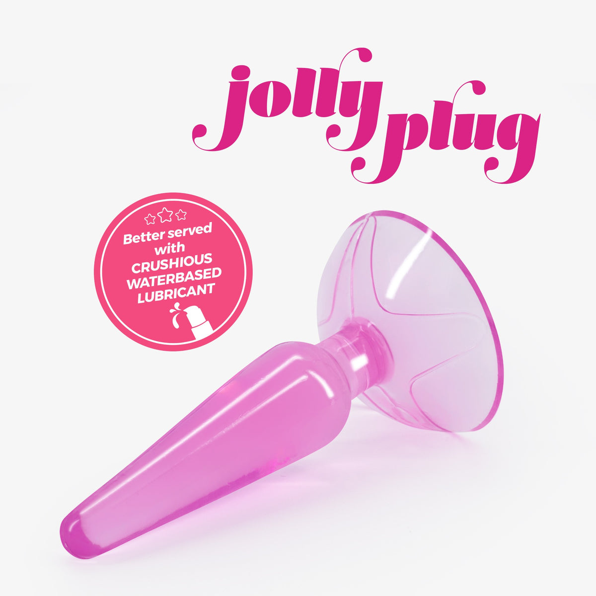 Plug Anal Jolly Plug Rosa Crushious