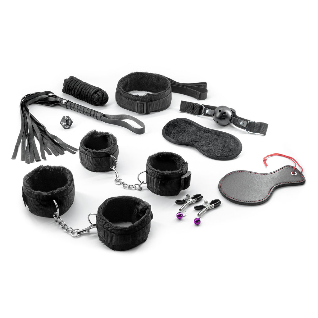Kit Bondage Master & Cummander Com 11 Peças Crushious