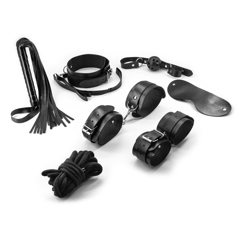 Kit Bondage Punisher Com 8 Peças Crushious