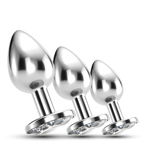Anal Train Trio Bijou Transparente Crushious Com Bolsas Individuais Grátis