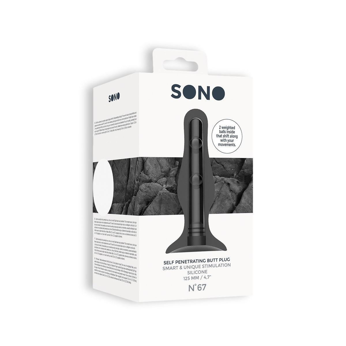 Plug Anal No.67 Self Penetrating Butt Plug Sono