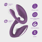 Vibrador Recarregável Com Comando Pleasuriser E Oferta De Lubrificante À Base De Água Crushious