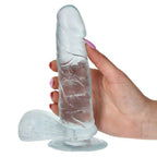 Dildo Real Rapture Earth Flavour 6.5'' Transparente