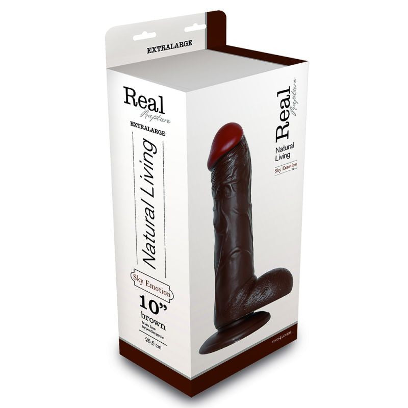 Dildo Realístico Real Rapture Sky Emotion 10'' Negro