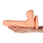 Vibrador Realístico Real Rapture Fire Passion 8'' Branco