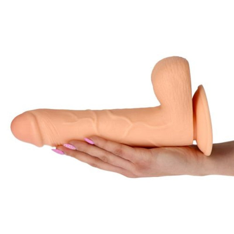 Vibrador Realístico Real Rapture Fire Passion 9'' Branco