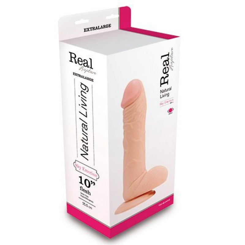 Vibrador Realístico Real Rapture Sky Emotion 10'' Branco