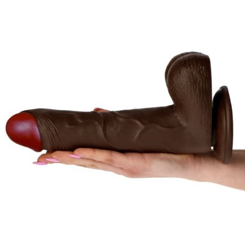 Vibrador Realístico Real Rapture Fire Passion 9'' Negro