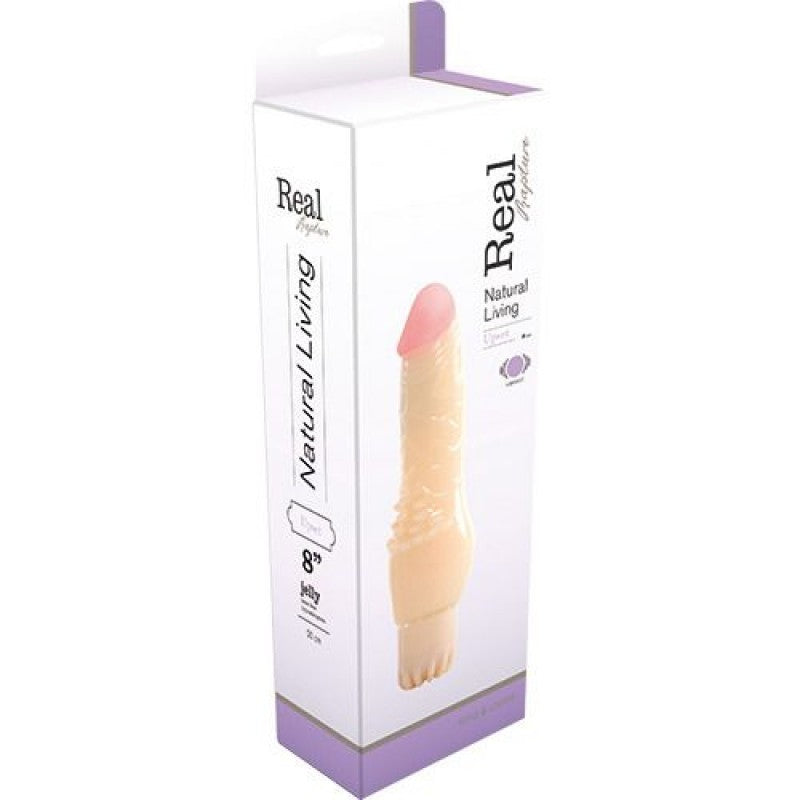 Vibrador Jelly Real Rapture Upset 8''