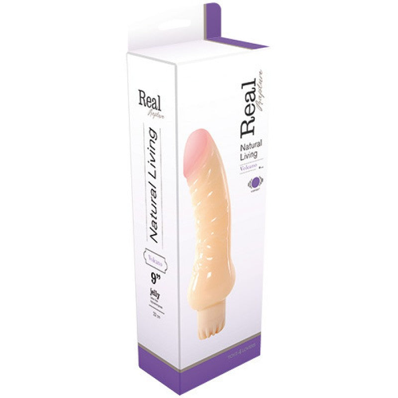 Vibrador Jelly Real Rapture Volcano 9''