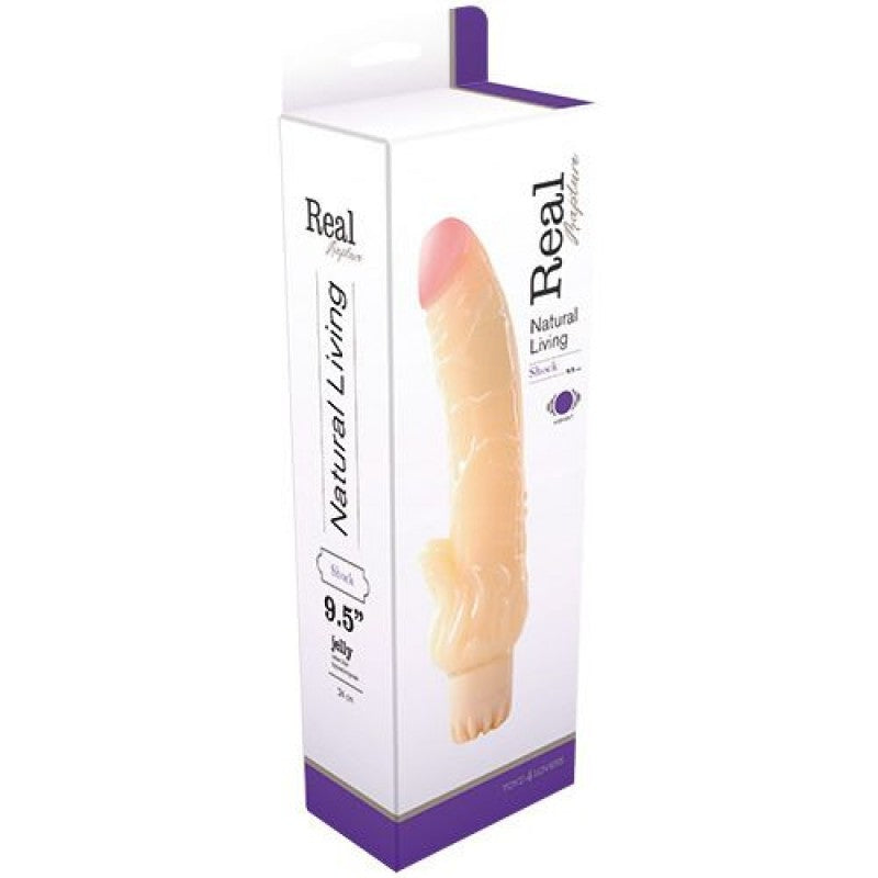Vibrador Jelly Real Rapture Shock 9.5''