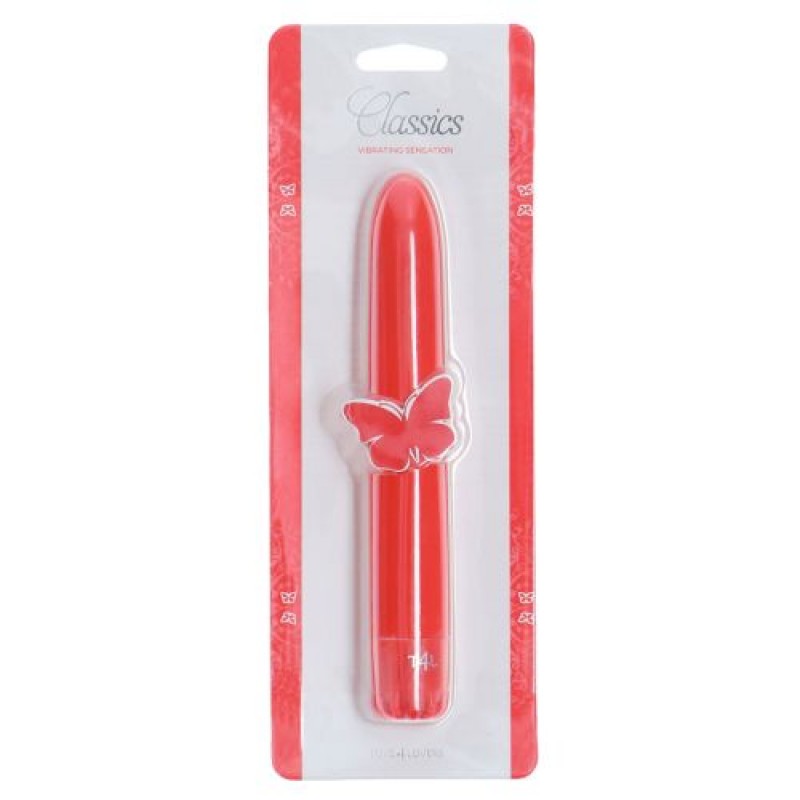 Vibrador Classics Vermelho Médio