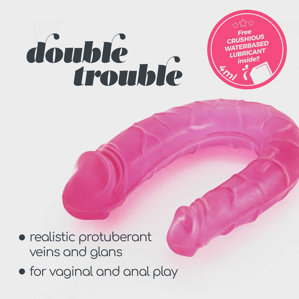 Dildo Duplo Double Trouble Crushious Rosa