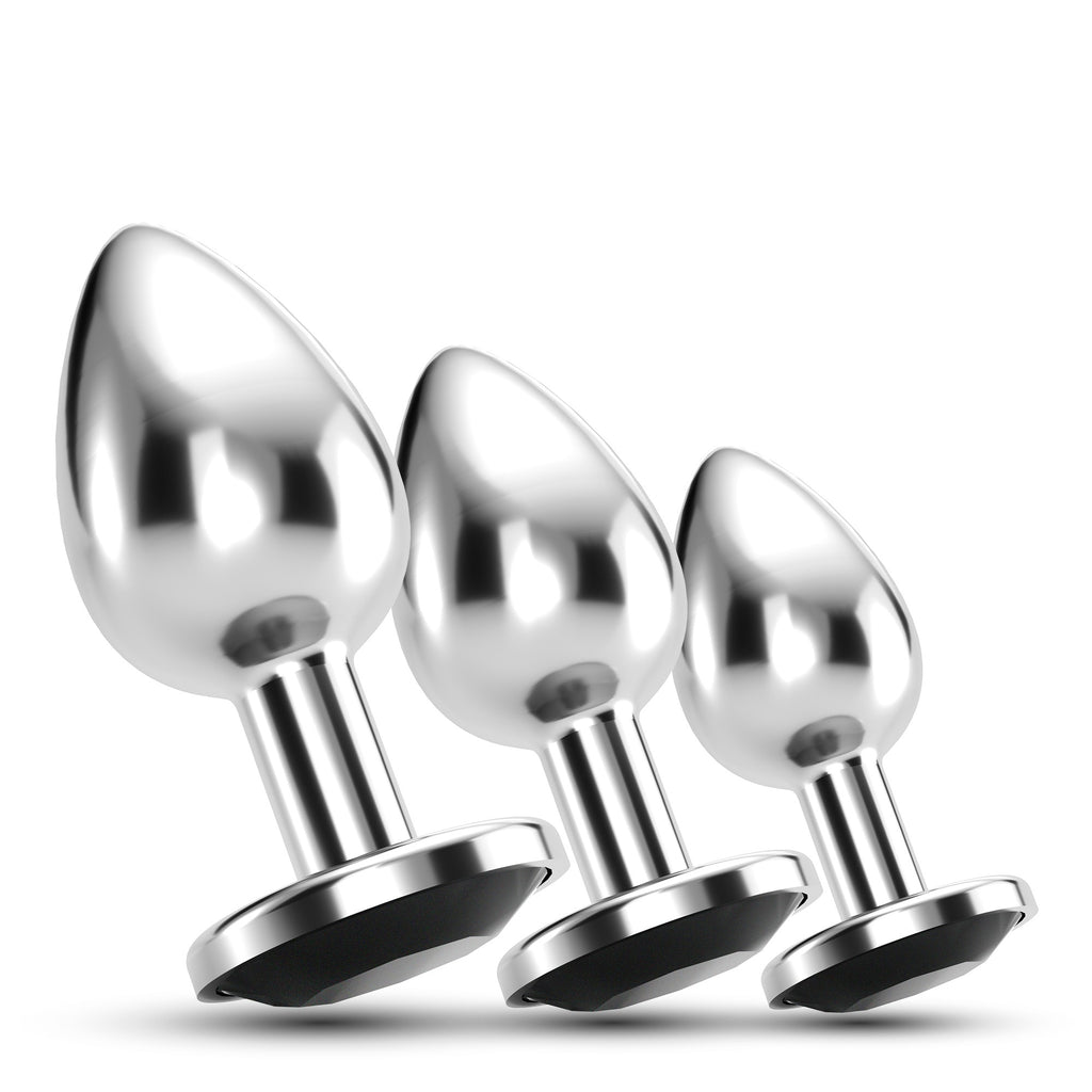 Anal Train Trio Bijou Preto Crushious Com Bolsas Individuais Grátis