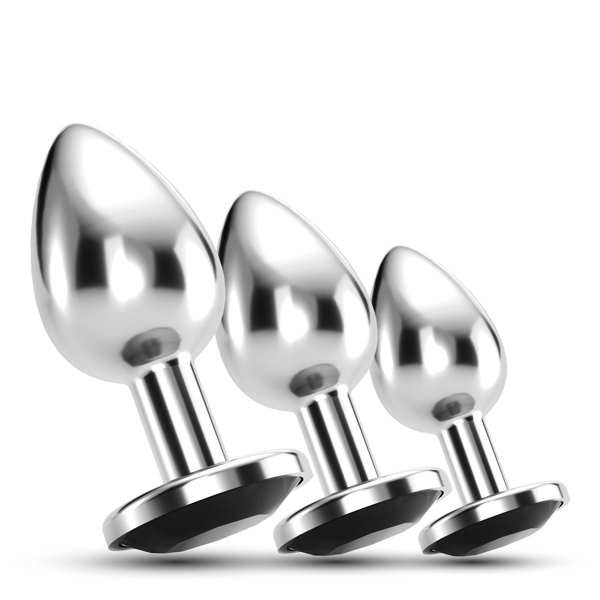 Anal Train Trio Bijou Preto Crushious Com Bolsas Individuais Grátis