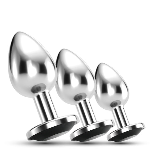 Anal Train Trio Bijou Preto Crushious Com Bolsas Individuais Grátis