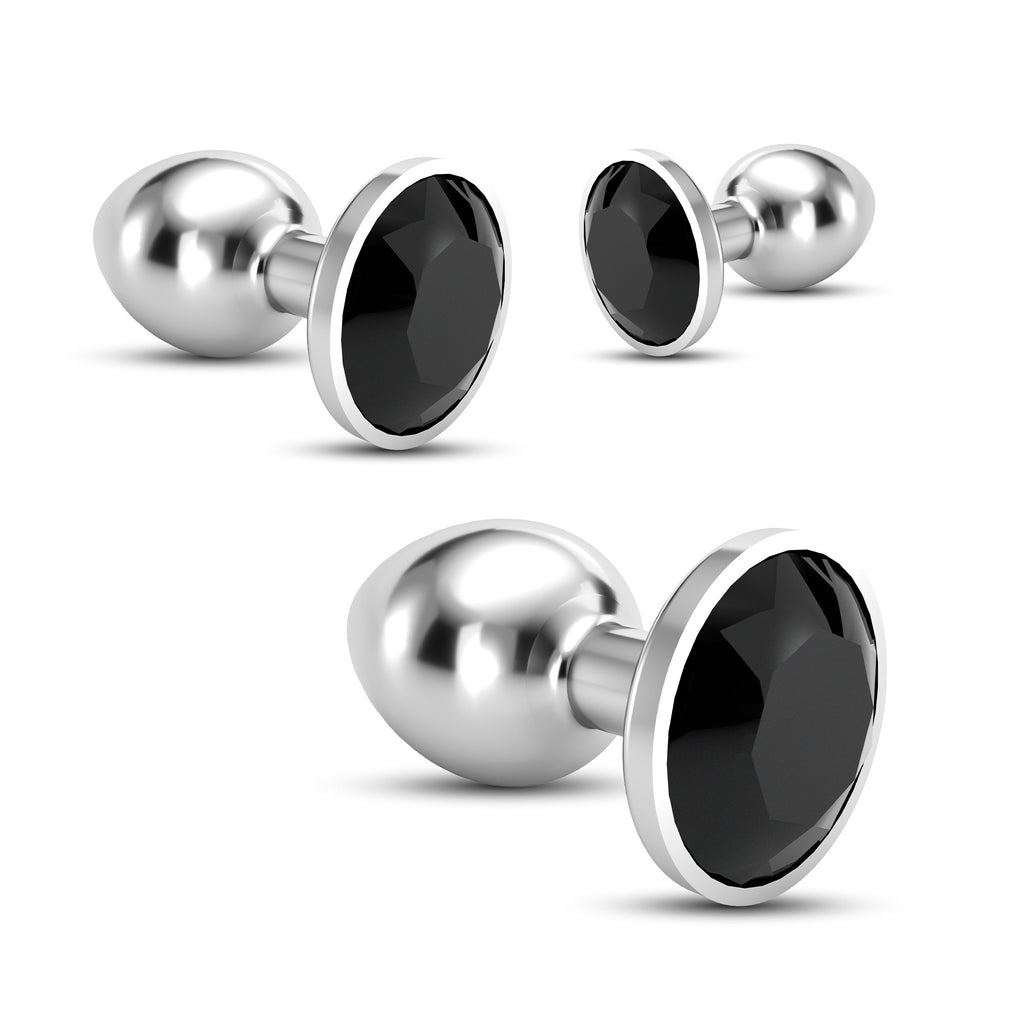 Anal Train Trio Bijou Preto Crushious Com Bolsas Individuais Grátis
