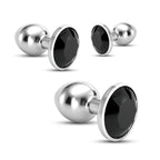 Anal Train Trio Bijou Preto Crushious Com Bolsas Individuais Grátis