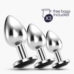 Anal Train Trio Bijou Preto Crushious Com Bolsas Individuais Grátis