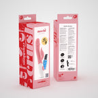 Vibrador Com Estimulador De Clitóris Mochi Rosa E Lubrificante À Base De Água Incluído Crushious