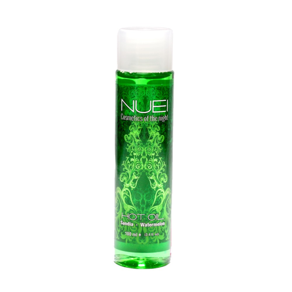 Óleo De Massagem Com Efeito Calor Melancia Hot Oil Nuei 100Ml