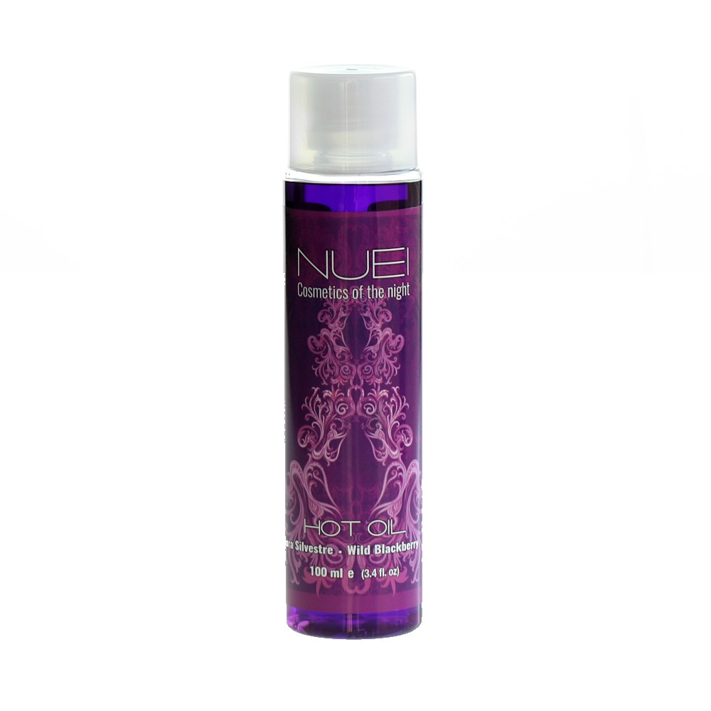 Óleo De Massagem Com Efeito Calor Amora Selvagem Hot Oil Nuei 100Ml