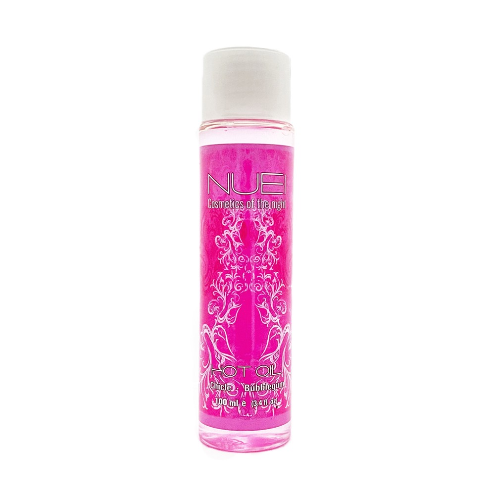 Óleo De Massagem Com Efeito Calor Pastilha Elástica Hot Oil Nuei 100Ml