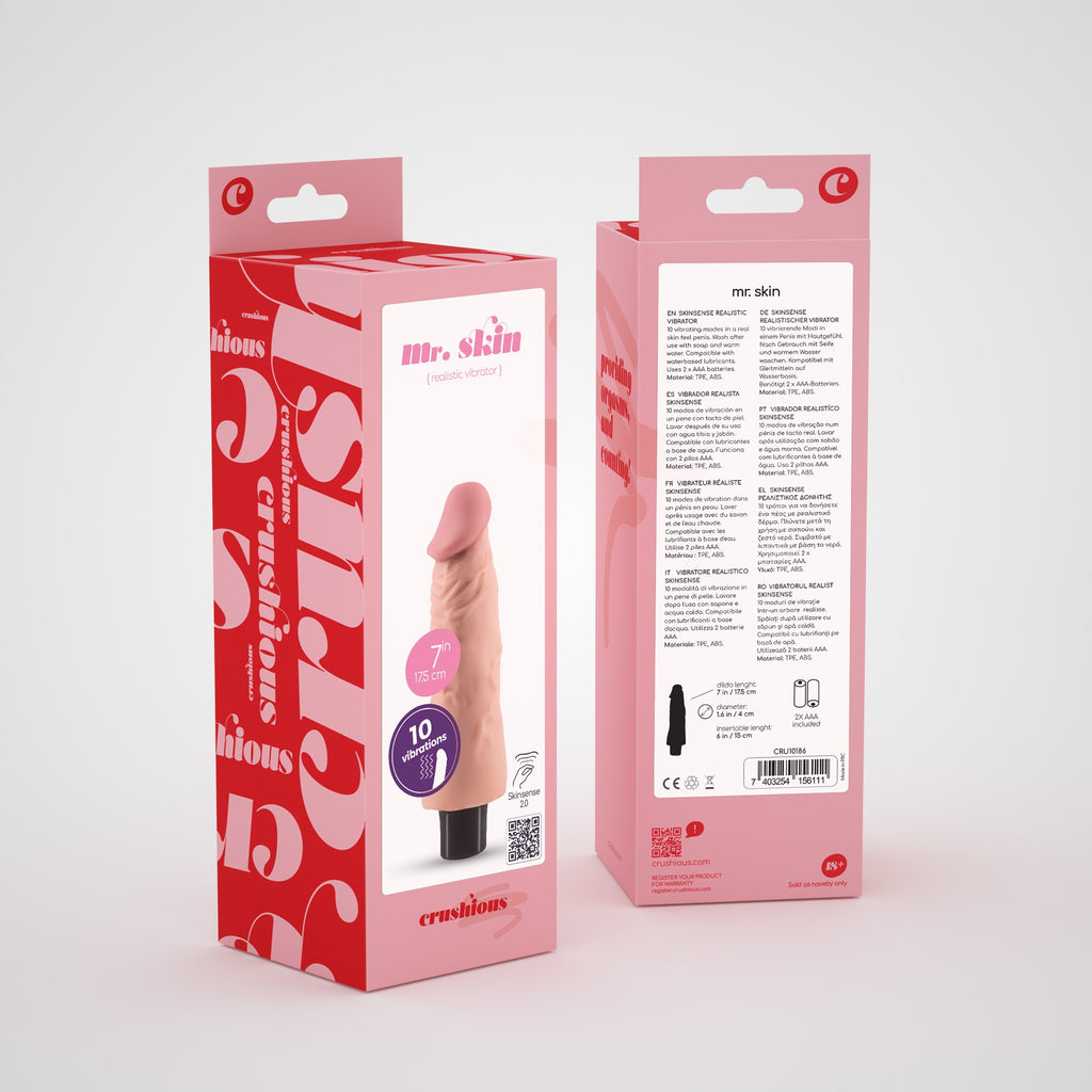 Vibrador Realístico Mr. Skin Crushious
