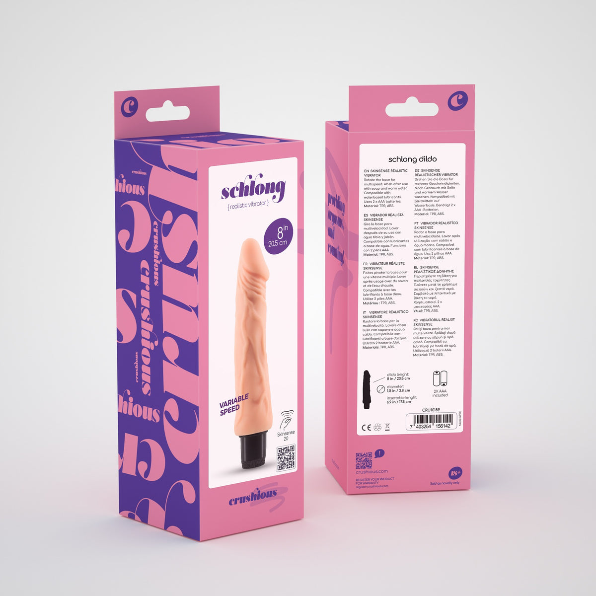 Vibrador Realístico Schlong Crushious