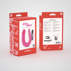 Deep Diver Dildo Duplo Com Lubrificante Anal 50Ml Crushious Rosa