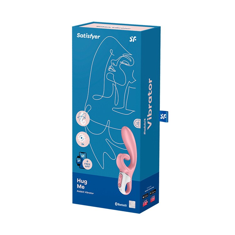 Vibrador Hug Me Com App Satisfyer Rosa