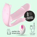 Estimulador Com Controlo Remoto Fritz Crushious Rosa Pastel