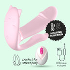 Estimulador Com Controlo Remoto Fritz Crushious Rosa Pastel