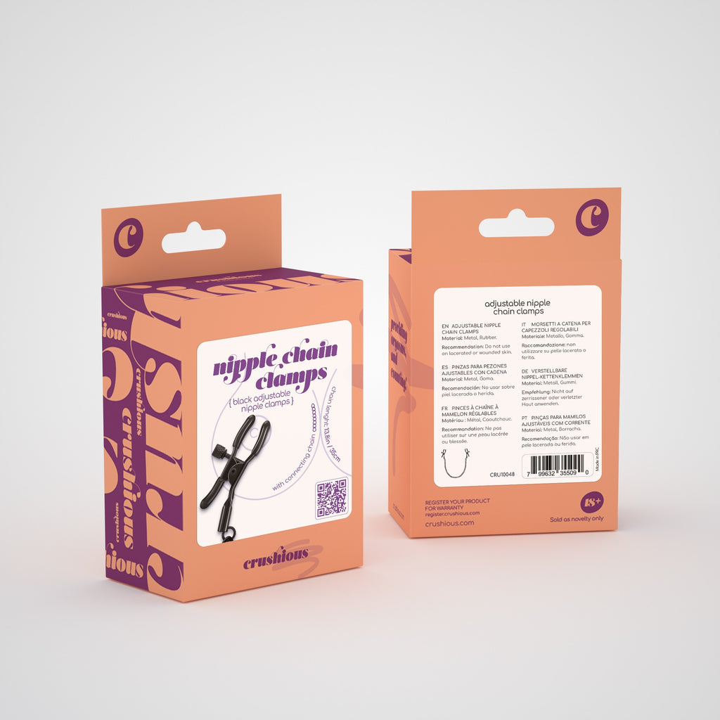 Pinças Para Mamilos Nipple Chain Clamps Crushious