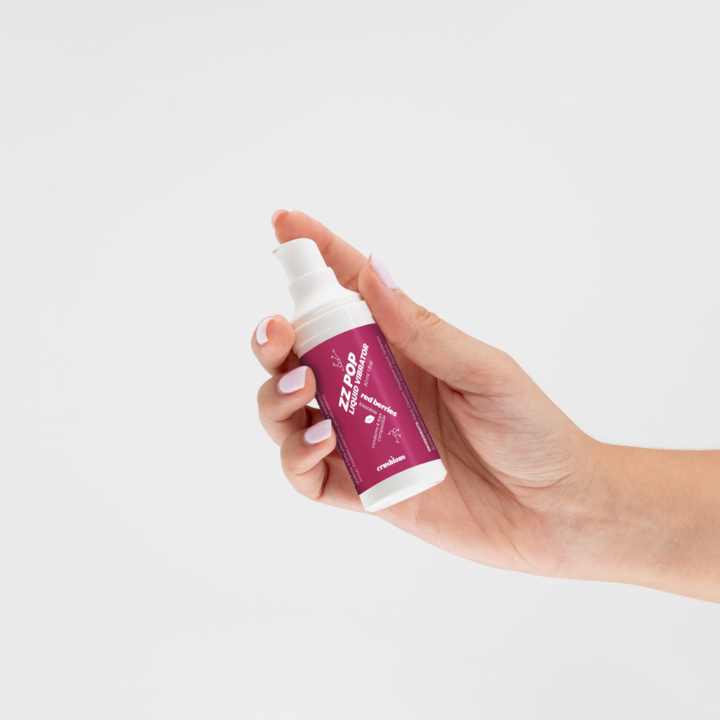 Vibrador Líquido Zz Pop Com Aroma Frutos Vermelhos 30Ml Crushious