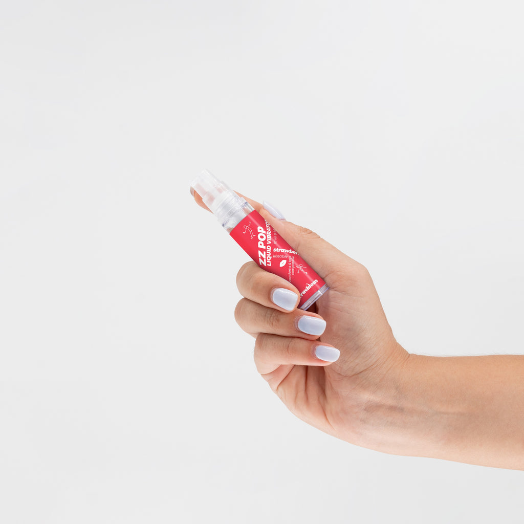 Vibrador Líquido CRUSHIOUS ZZ POP Morango 10ml
