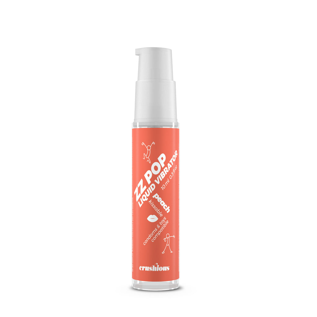 Vibrador Líquido CRUSHIOUS ZZ POP Pêssego 10ml