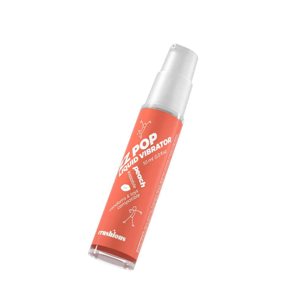 Vibrador Líquido CRUSHIOUS ZZ POP Pêssego 10ml