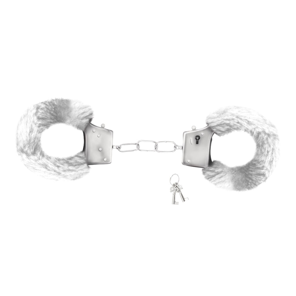 Algemas De Peluche Love Cuffs Crushious Brancas