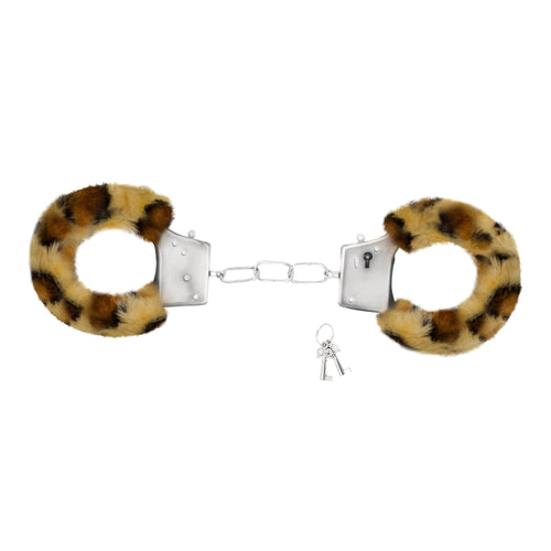 Algemas De Peluche Love Cuffs Crushious Leopardo