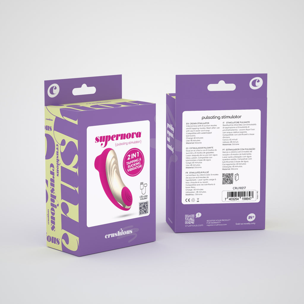 Estimulador De Clitóris Supernova Crushious Rosa