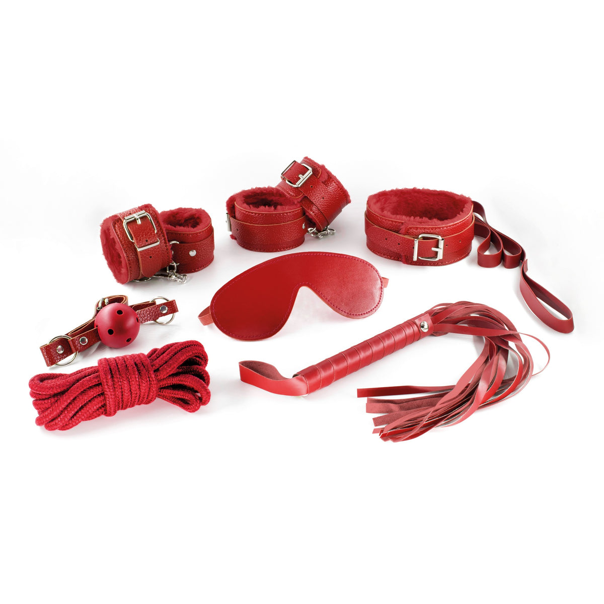 Kit Bdsm Dungeons & Maidens Vermelho Crushious