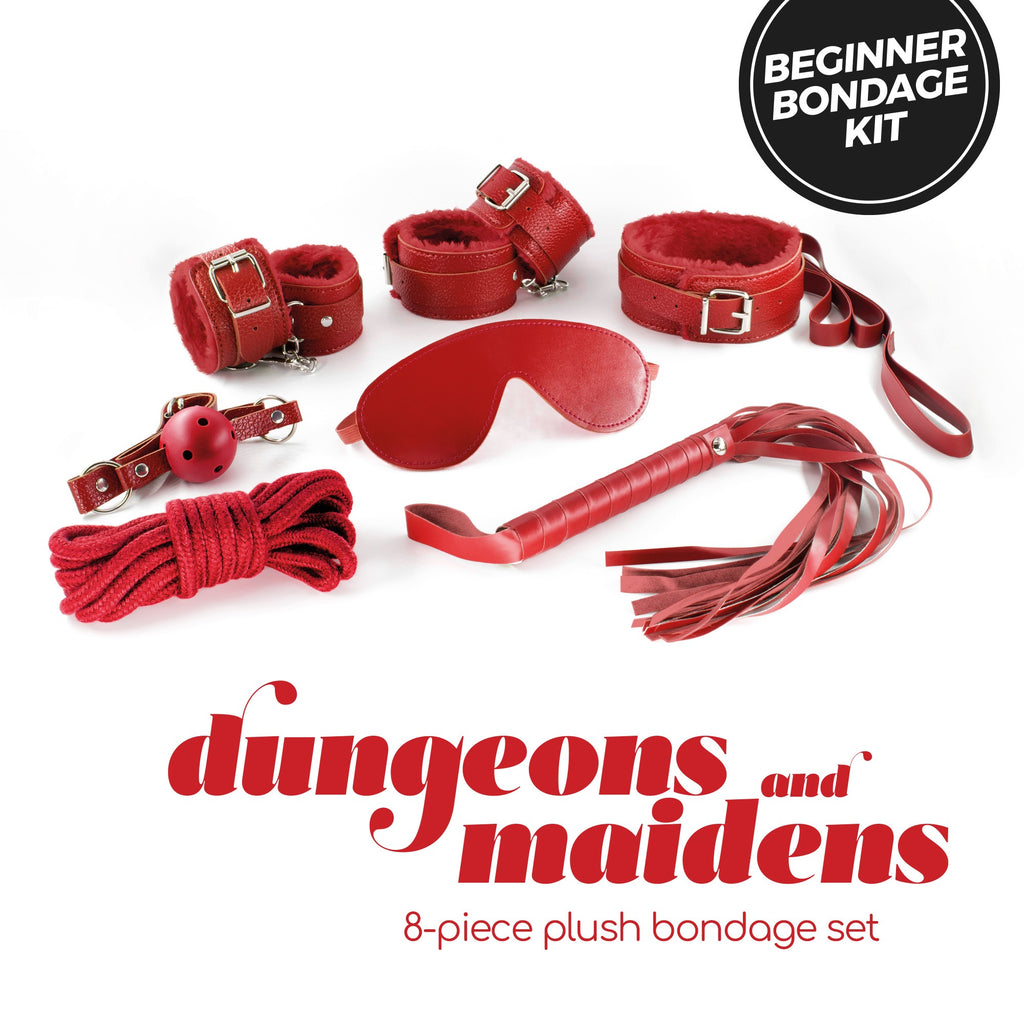 Kit Bdsm Dungeons & Maidens Vermelho Crushious