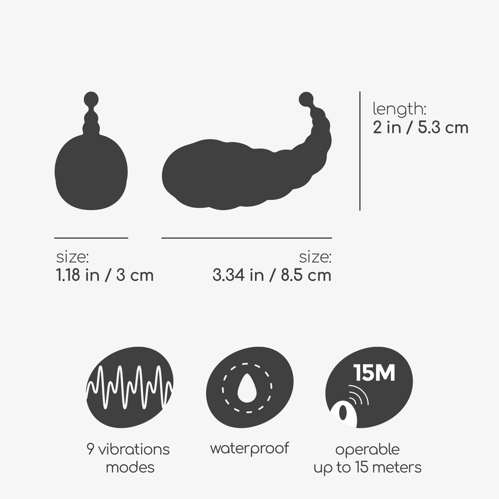 Cocoon Ovo Vibratório Recarregável Com Comando À Distância Crushious Roxo