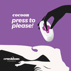Cocoon Ovo Vibratório Recarregável Com Comando À Distância Crushious Roxo