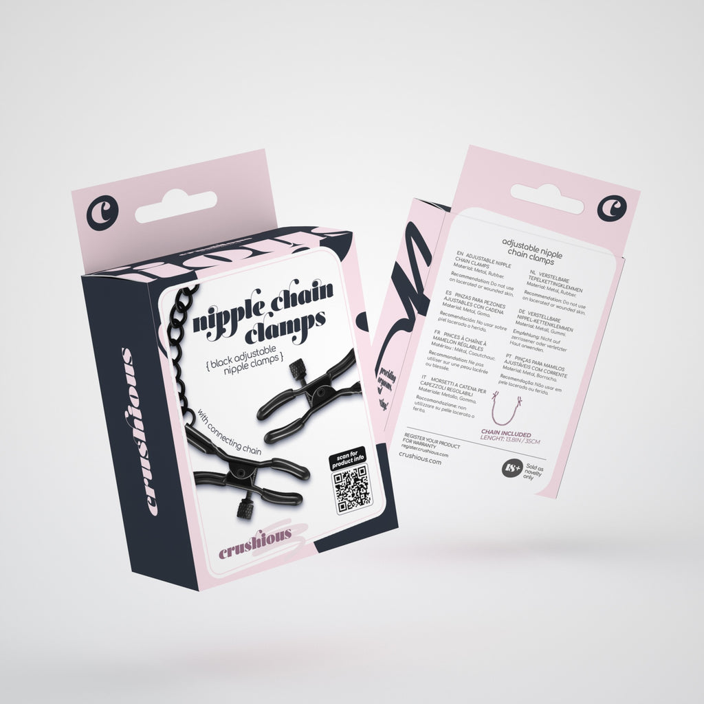 Pinças Para Mamilos Nipple Chain Clamps Crushious