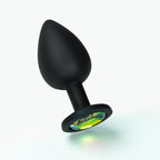 Camileo Plug Anal Médio Com 4 Joias Intercambiáveis Crushious